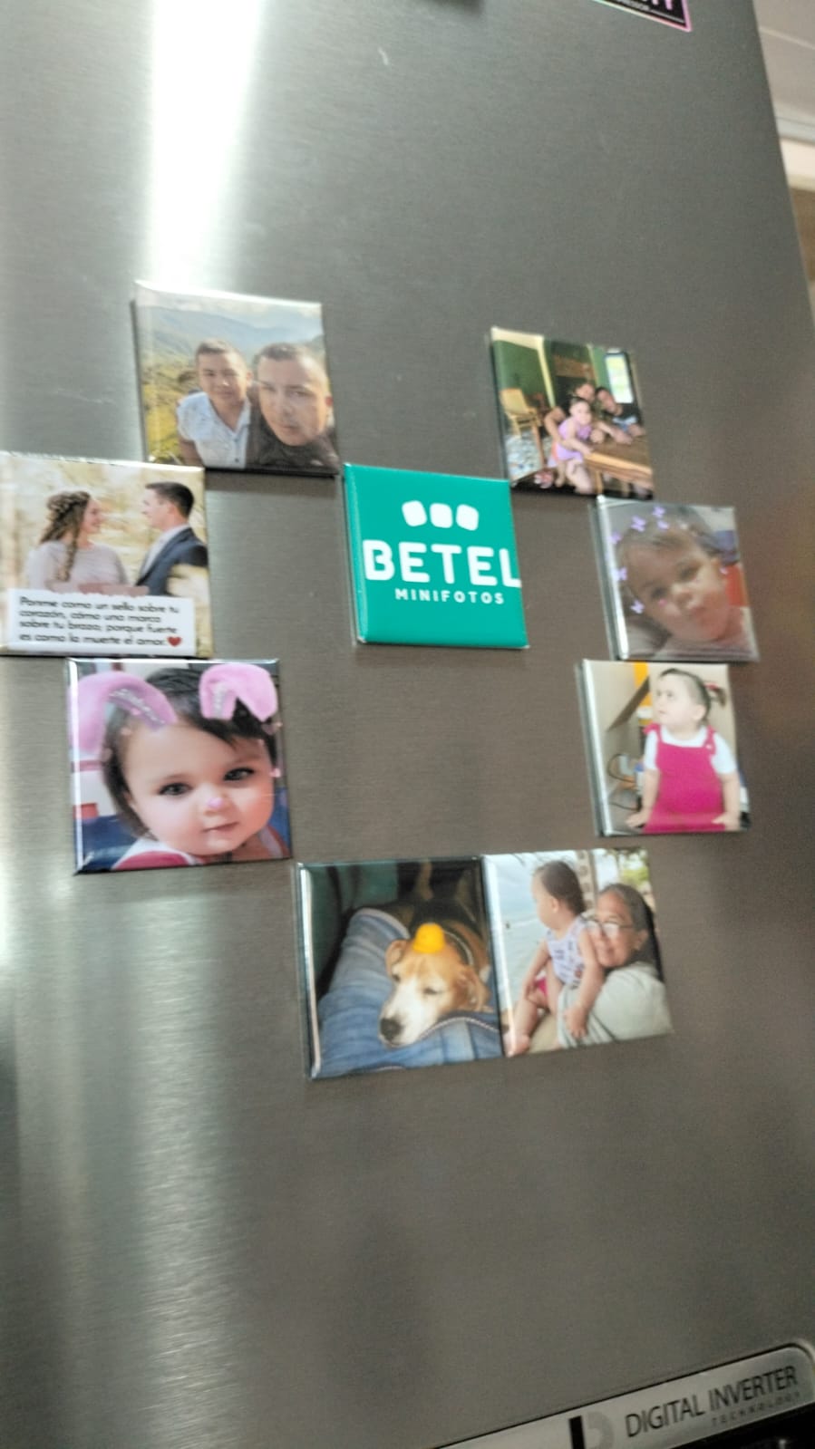 Set 9 Minifotos Magnéticas