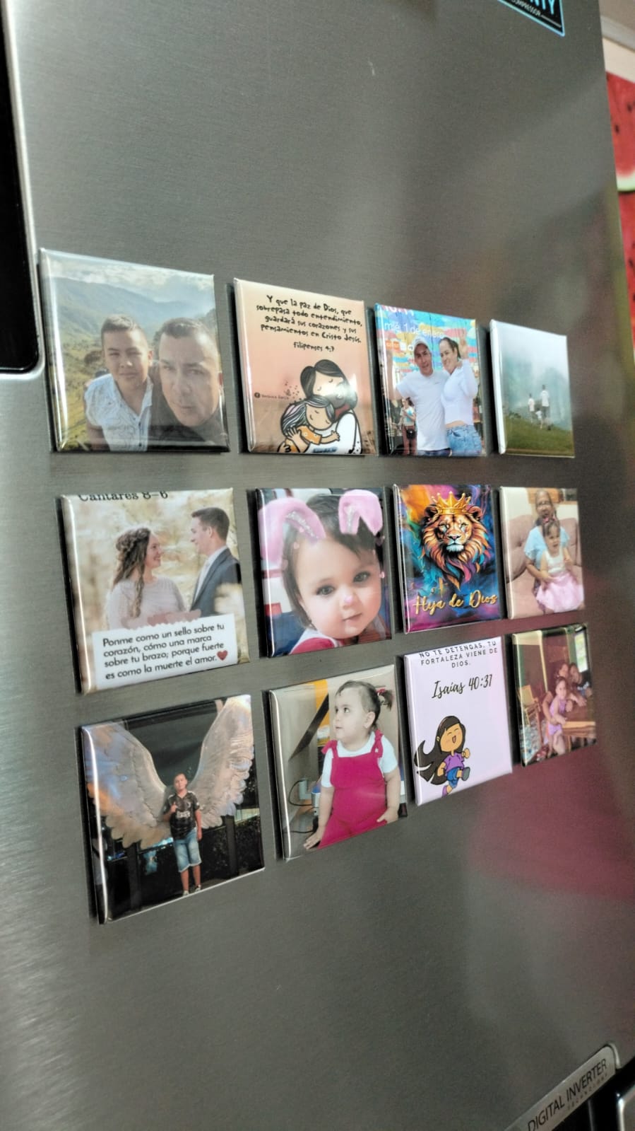 Set 12 Minifotos Magnéticas